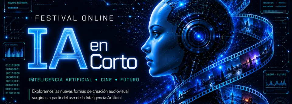 IA en corto Festival Online De Cortometrajes Creados Con Inteligencia Artificial -AI Short Film Festival festival banner