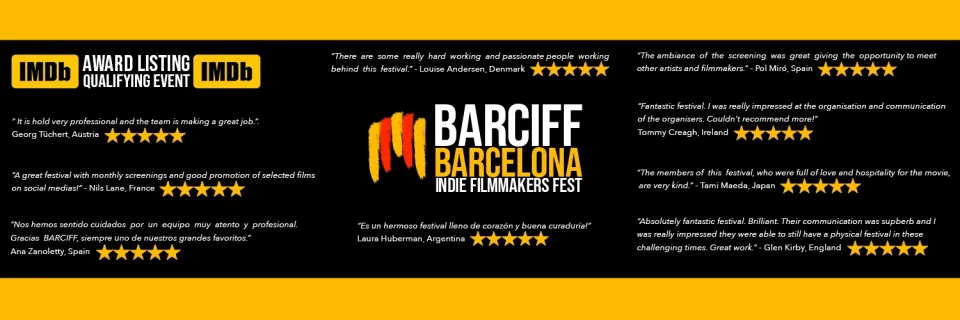 BARCIFF • Barcelona Indie Filmmakers Festival festival banner