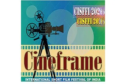 Cineframe International Short Film Festival Of India 2026 logo