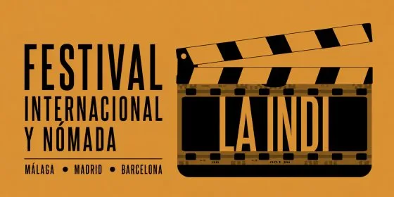 La Indi.Festival de cine internacional y nómada. Málaga, Madrid y Barcelona. logo