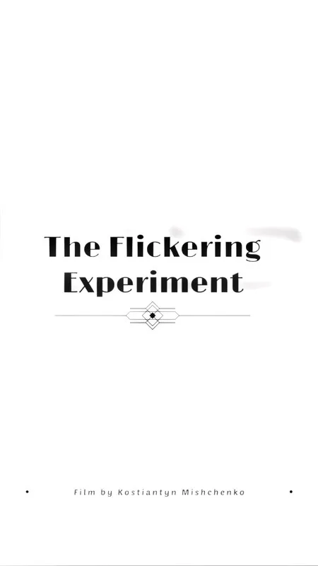 The Flickering Experiment poster