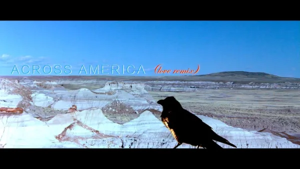 ACROSS AMERICA (love remix) poster