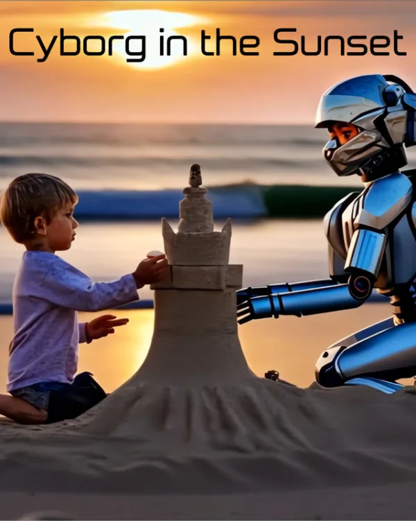 Cyborg in the Sunset poster