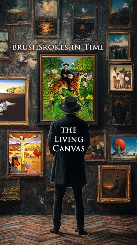 Brushstrokes in Time - The Living Canvas poster