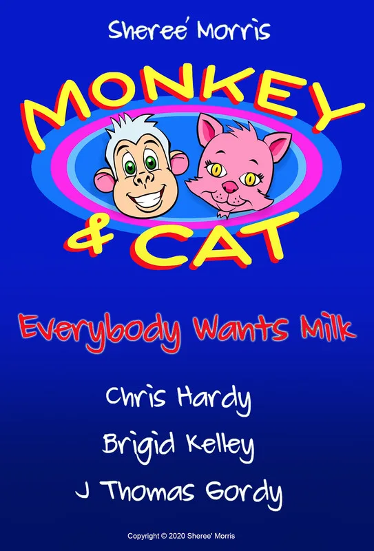 Monkey & Cat poster