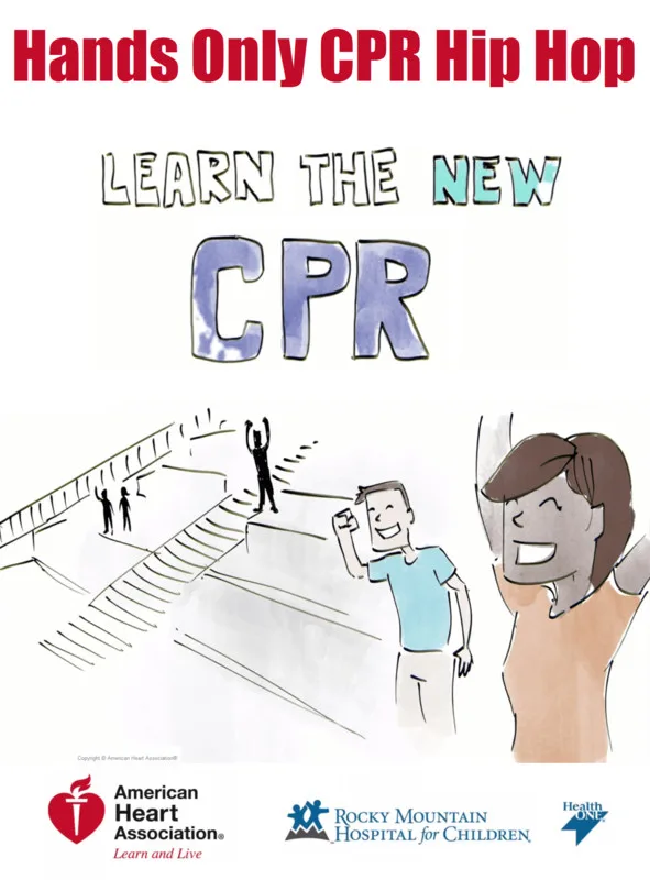 Hands Only CPR Hip Hop poster