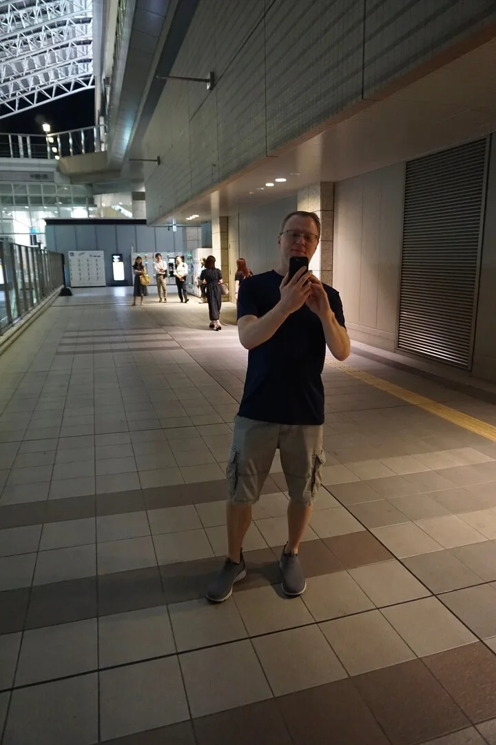 Filming for "The Idealist" in Osaka, Japan in September 2024.