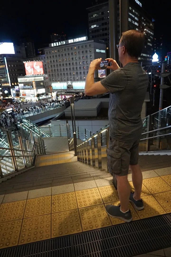 Filming for "The Idealist" in Osaka, Japan in September 2024.
