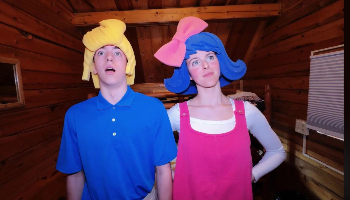 Still from "The Skunk on the Bunk"