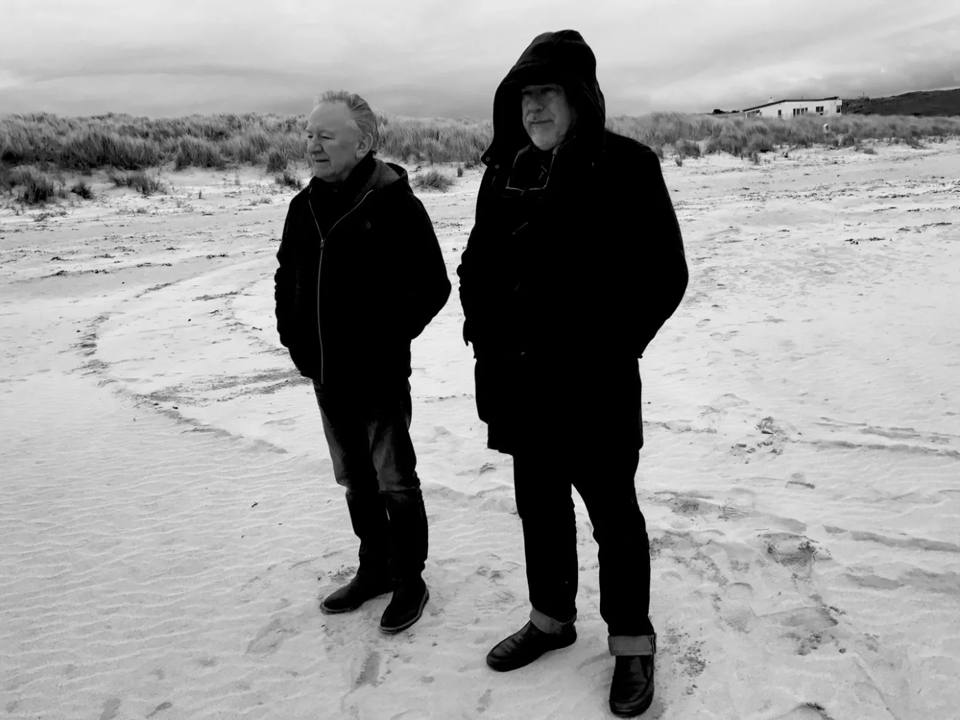 with Dónal Lunny in Donegal shooting The Celtic Songlines